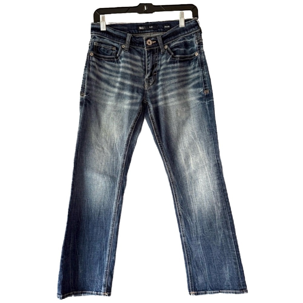 BKE Men's Bootcut Jeans - Blue